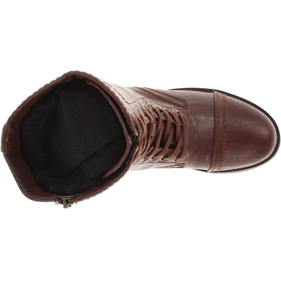 Rampage Women's Jespon Lace Up Mid-Calve Boots Size 6M - Picture 7 of 13